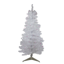 Northlight 4ft. Purple Pre-lit Iridescent Pine Christmas Tree