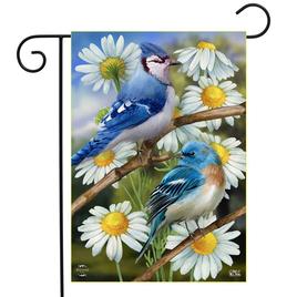 Briarwood Lane Birds & Daisies Garden Flag
