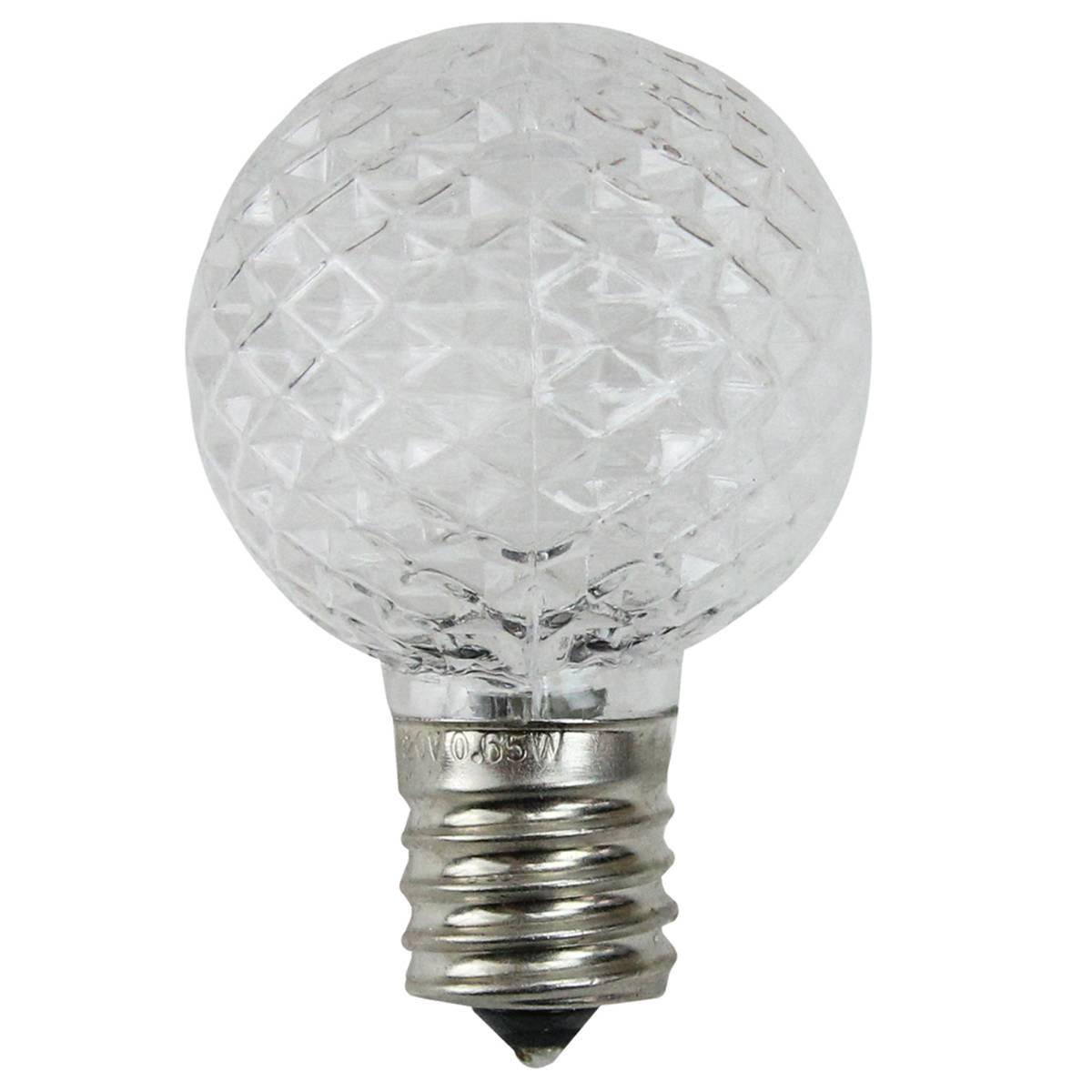 Northlight 25pk. LED G40 Clear Christmas Replacement Bulbs