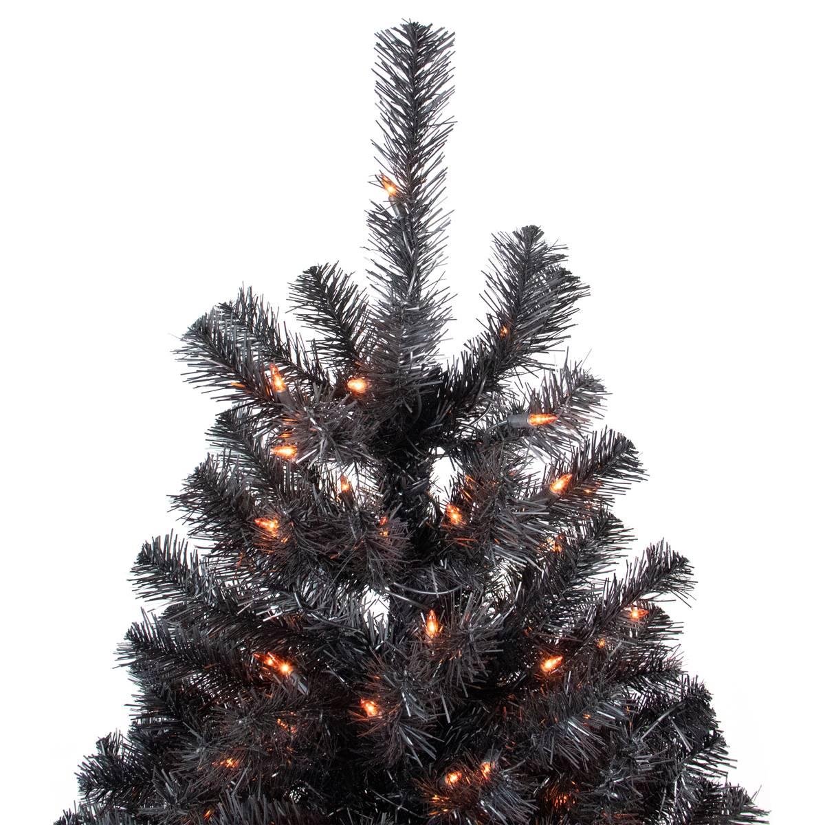Northlight Seasonal 4ft. Orange Light Artificial Halloween Tree
