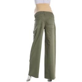 Womens Maternity Zoe + Phoebe Over The Belly Solid Studded Jeans