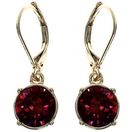 Gloria Vanderbilt Swarovski(R) Red Drop Earrings