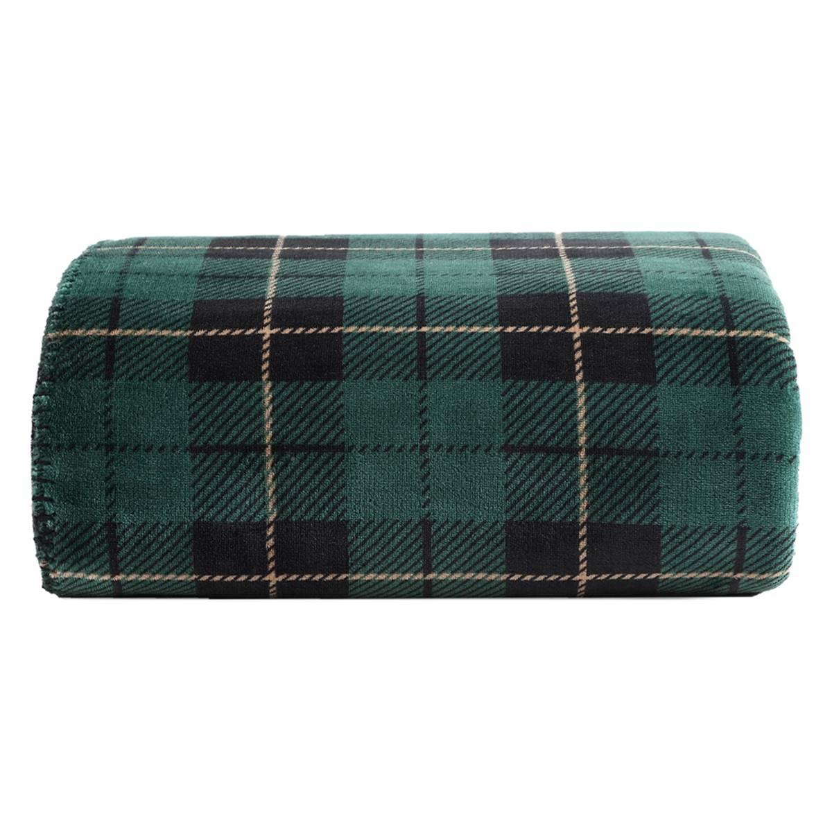 Eddie Bauer Capitol Hill Plush-Fleece Reversible Throw