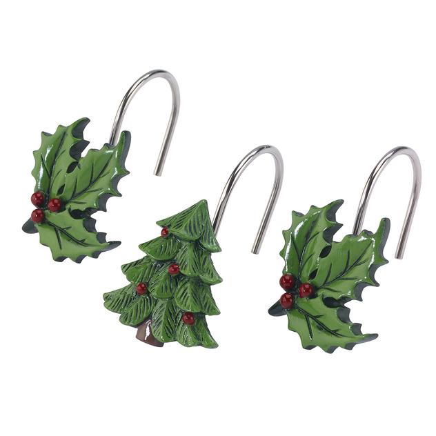 Spode® Tree Tartan Shower Curtain Hooks