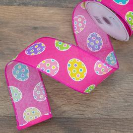Northlight Seasonal 30ft. Easter Eggs Craft Ribbon
