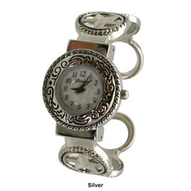 Womens Olivia Pratt™ Circles Shape Bangle Watch - H3578