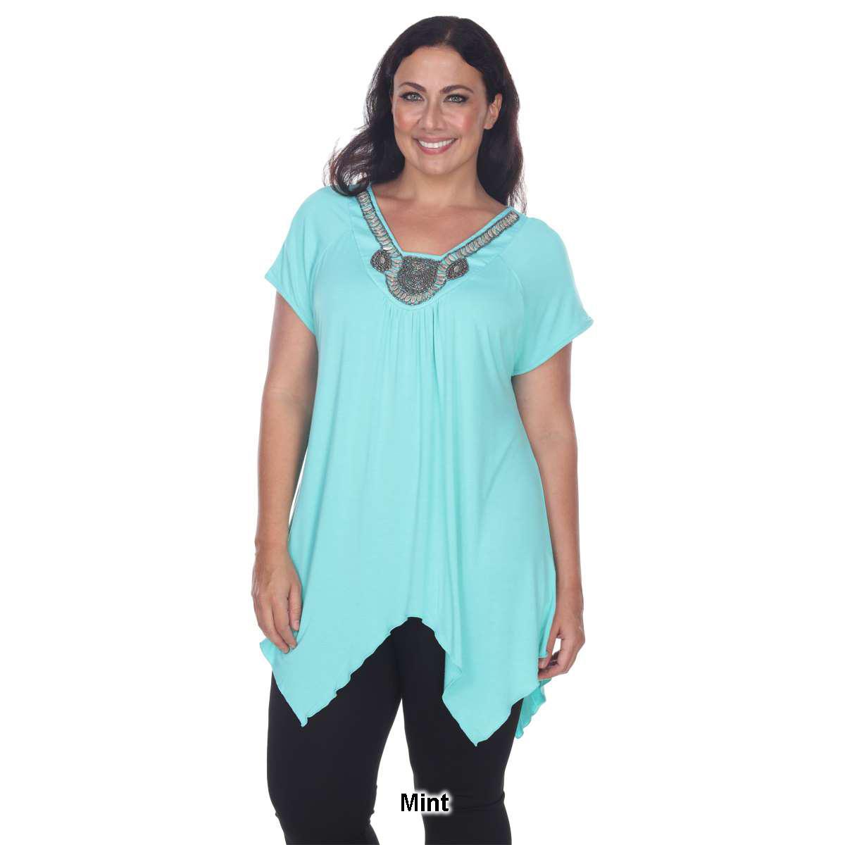 Plus Size White Mark Fenella Tunic