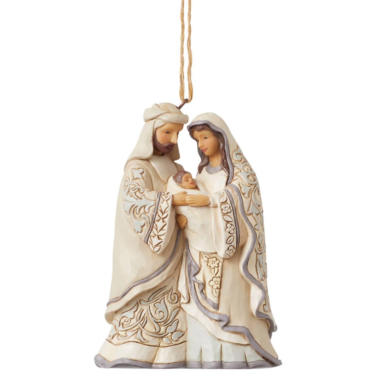 Jim Shore Heartwood Creek Woodland Holy Family Christmas Ornament