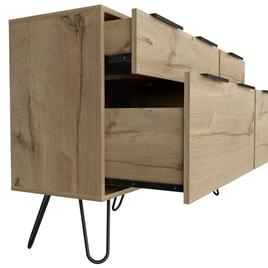 FM FURNITURE Monaco Light Oak Double Dresser