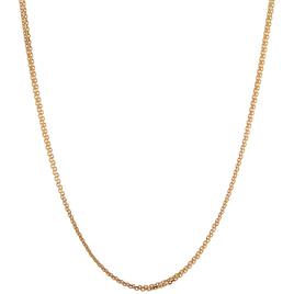 Design Collection 24in. Round Link Gold-Tone Necklace