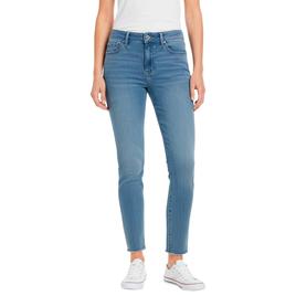 Petite d.jeans(R) High Rise Frey Hem Ankle Jeans