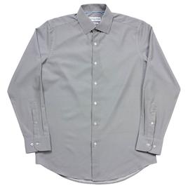 Mens Christian Aujard Fitted Dress Shirt - White/Black
