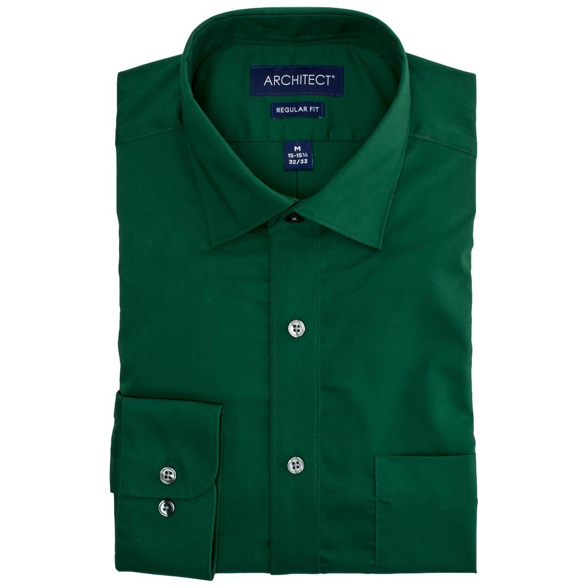 Mens Architect(R) Performance Regular Fit Dress Shirt - Eden