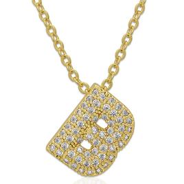 Accents by Gianni Argento 14kt. Gold Bubble Initial B Pendant