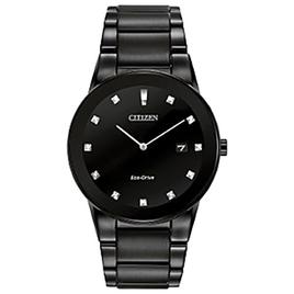 Mens Citizen(R) Axiom Black Dial Bracelet Watch - AU1065-58G
