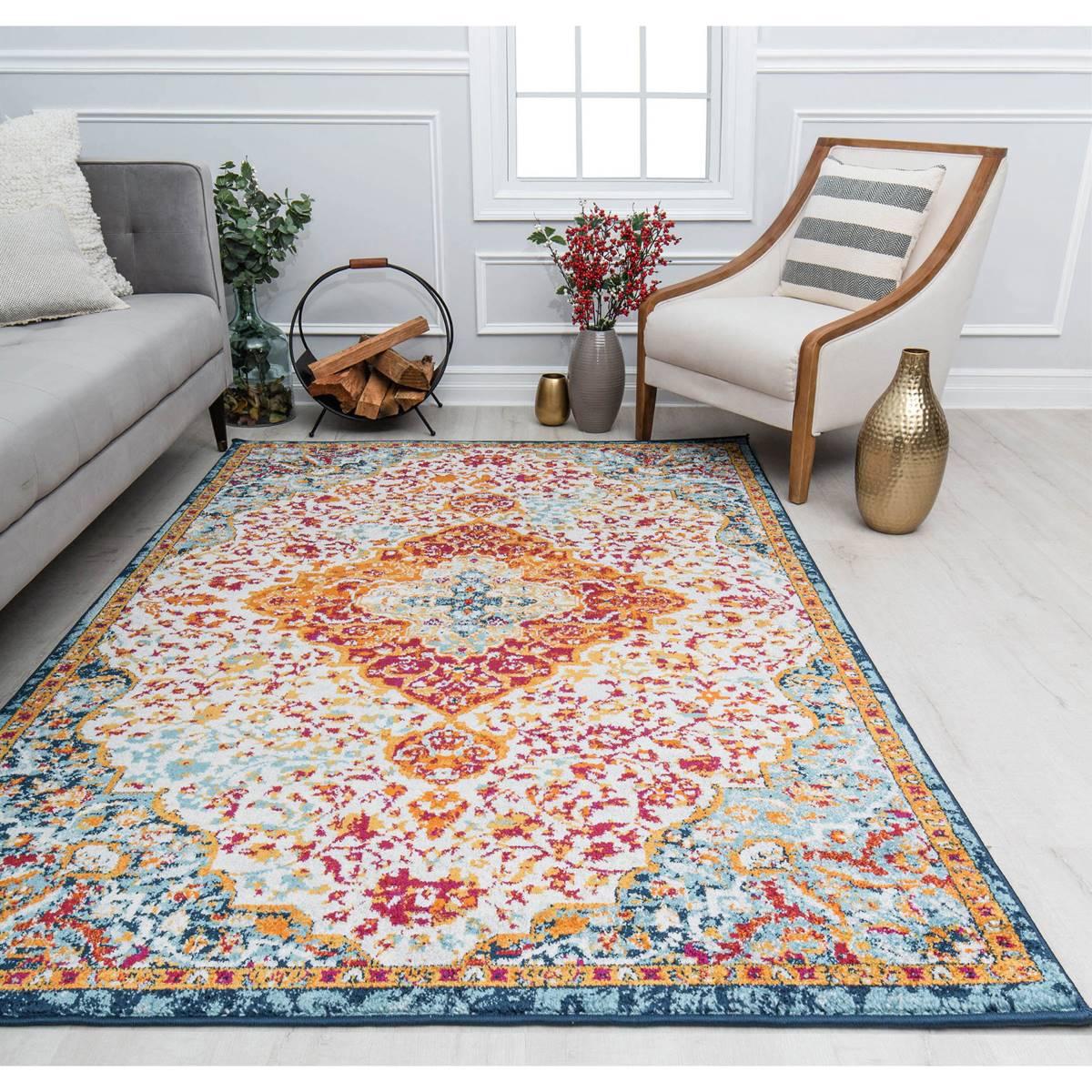 Rugs America™ Hailey Sweet Nectar Abstract Vintage Area Rug