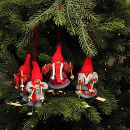 Northlight Seasonal Skiing Kids Christmas Ornaments - Set of 6
