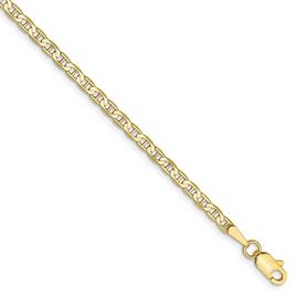 Gold Classics™10kt. Gold 2.4mm Flat Anchor Chain Necklace
