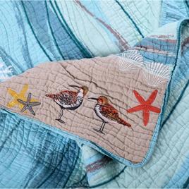 Greenland Home Fashions™ Maui Shorebirds Coastal Quilt Set