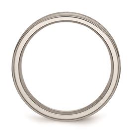 Mens Endless Affection™ Engravable 6mm Satin Finish Wedding Band