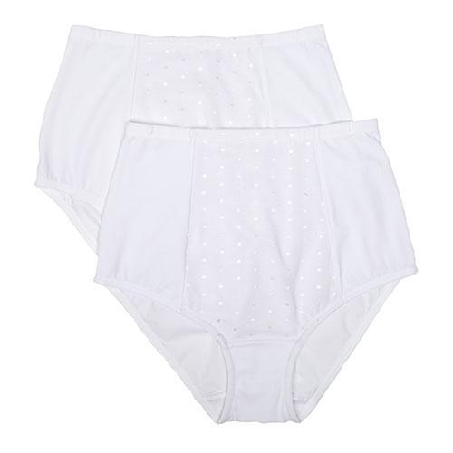 Womens Company Ellen Tracy 2pk Shapewear Brief Panties 75404P2