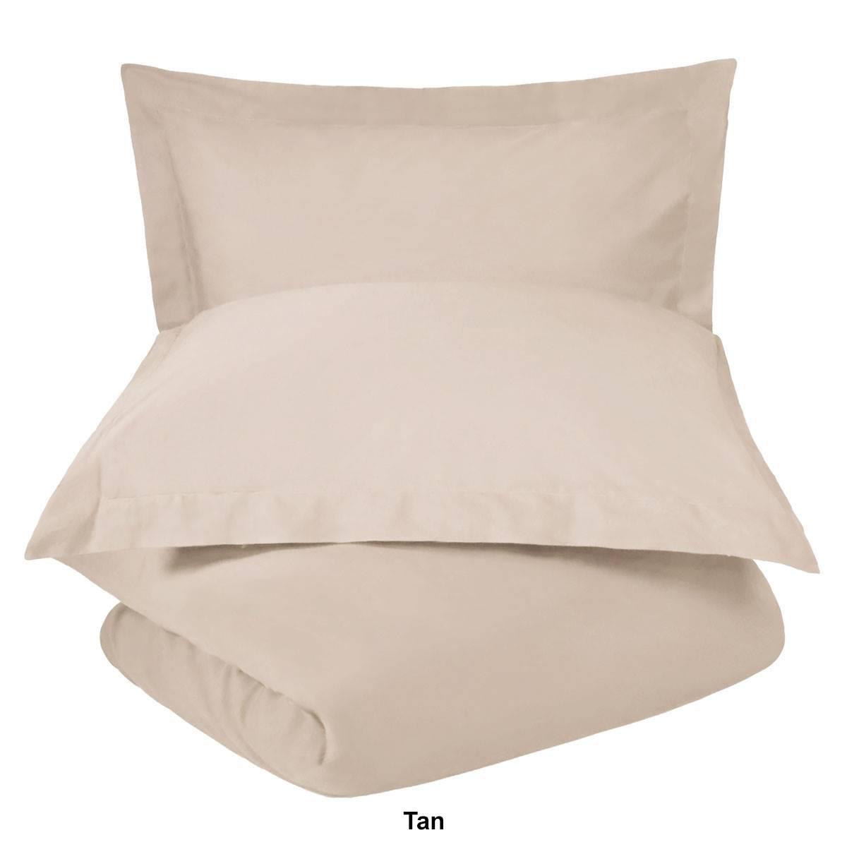 Superior 300TC Cotton Percale Duvet Cover Set