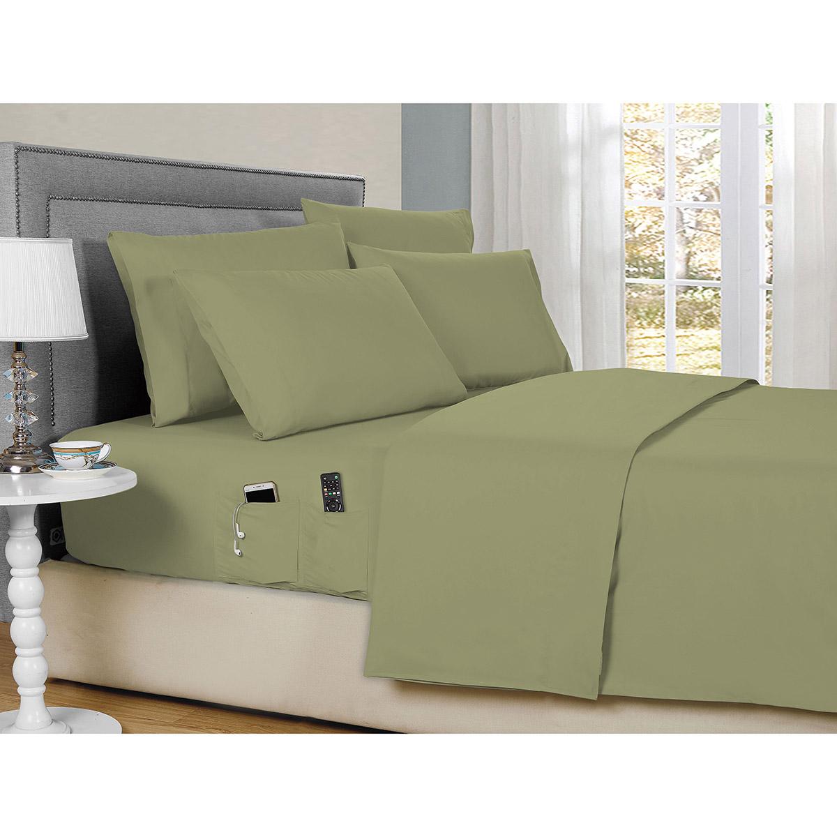 Kathy Ireland 6pc. Smart Sheet Sets with Side Pocket