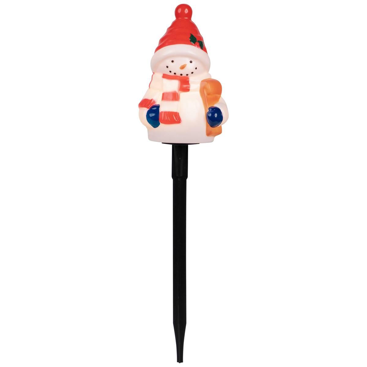 Northlight Seasonal Snowmen Christmas Pathway Markers - Set of 4