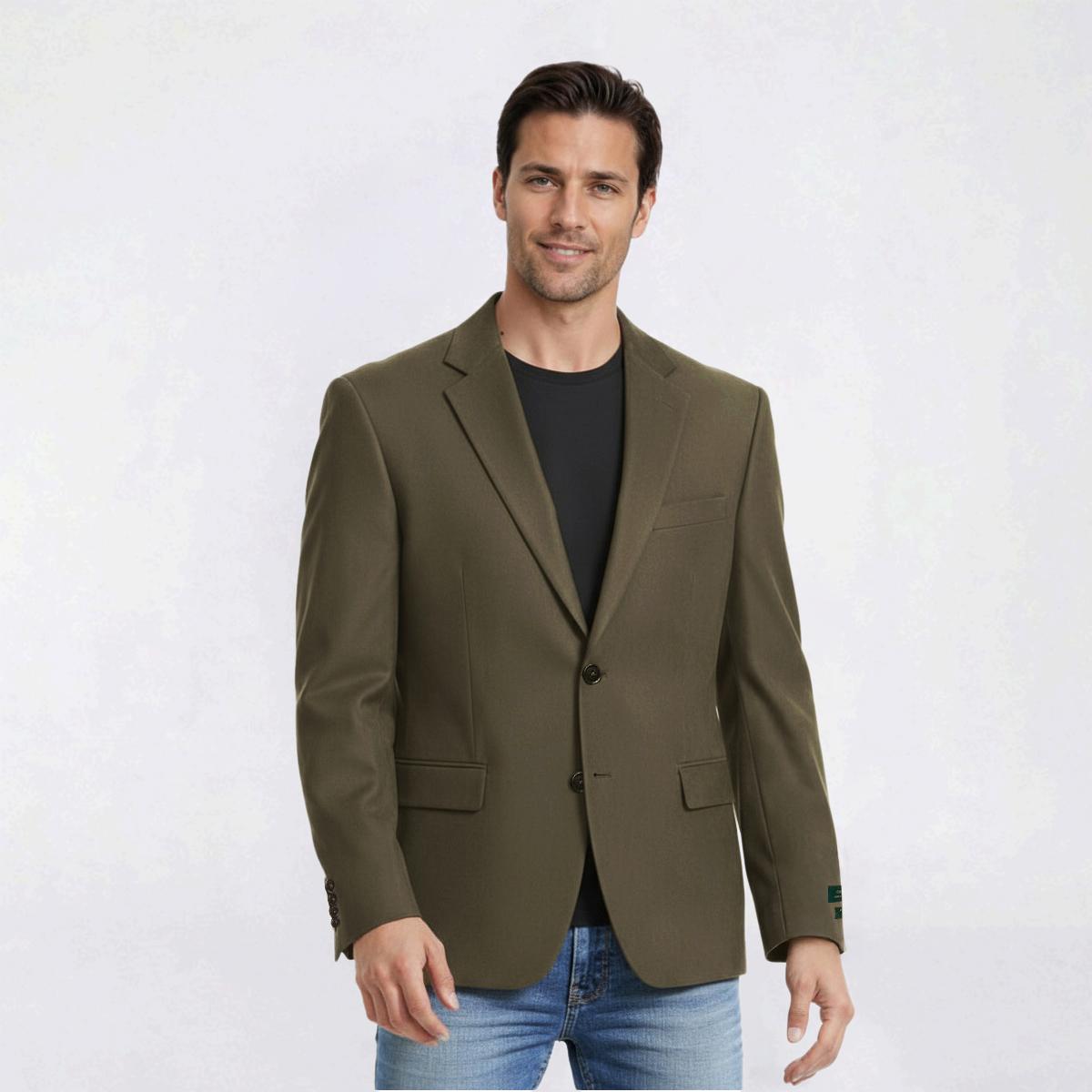 Mens Alexander Julian Microseude Sport Coat