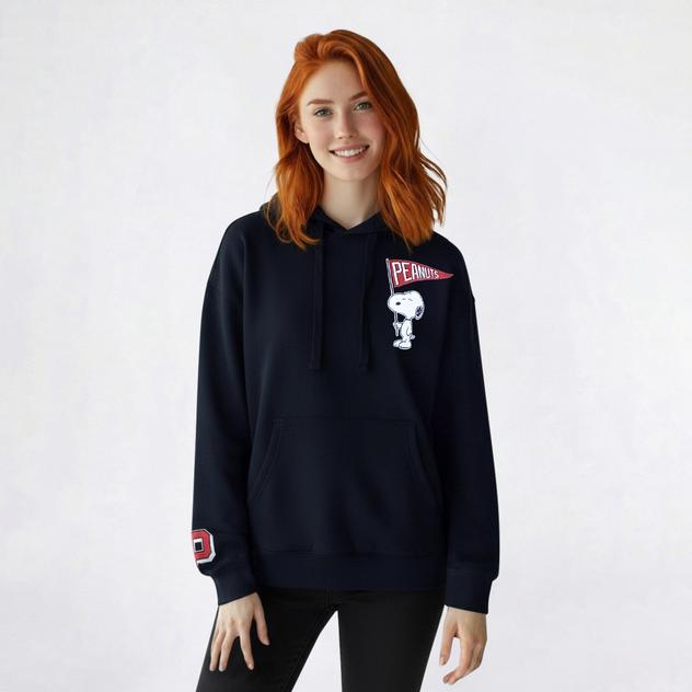 Juniors Freeze Peanuts™ Group Collegiate Hoodie