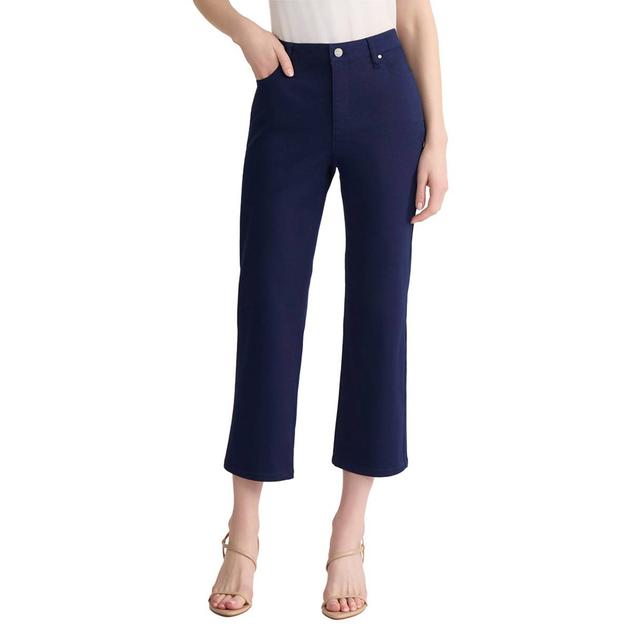 Womens Jones New York Lexington Straight Leg Cropped Jeans