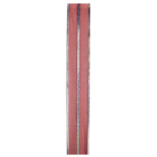 Northlight Seasonal 12 Spools Red & Silver Striped Ribbon
