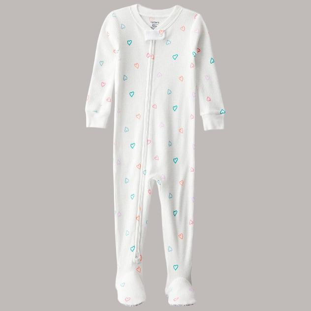 Baby Girl (12-24M) Carter's® Heart Footie Pajamas