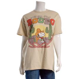 Juniors Hybrid Peanuts(tm) Snoopy Western Boyfriend Tee