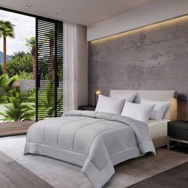 Blue Ridge Home Fashions Solid Reversible Microfiber Comforter