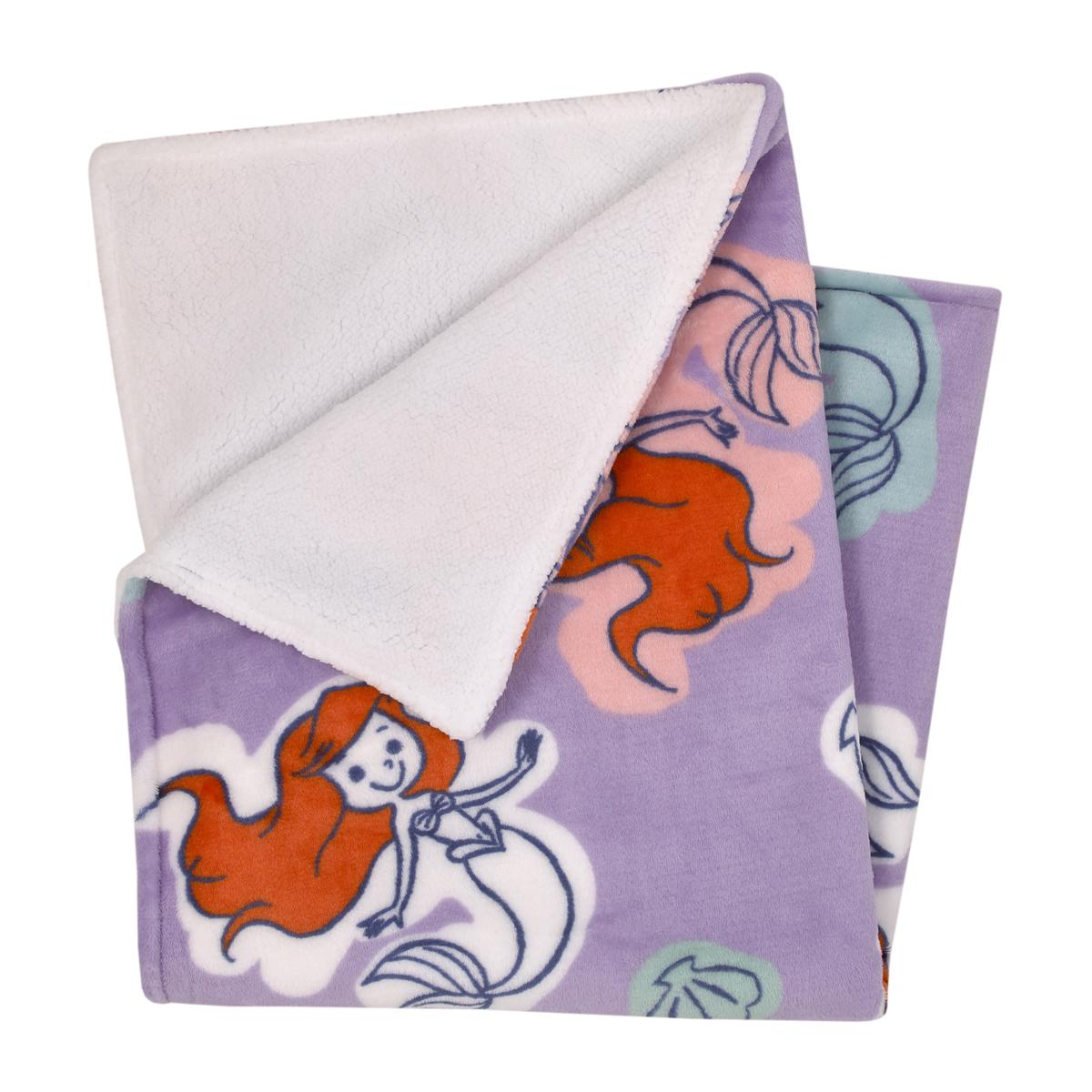 Disney Ariel Sherpa Baby Blanket