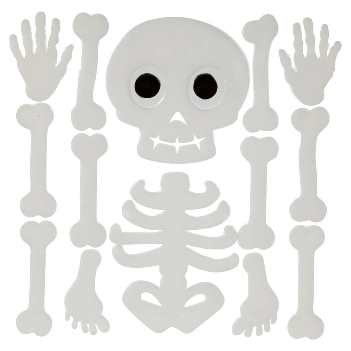 Northlight Seasonal Halloween Gel Window Clings - Set of 4