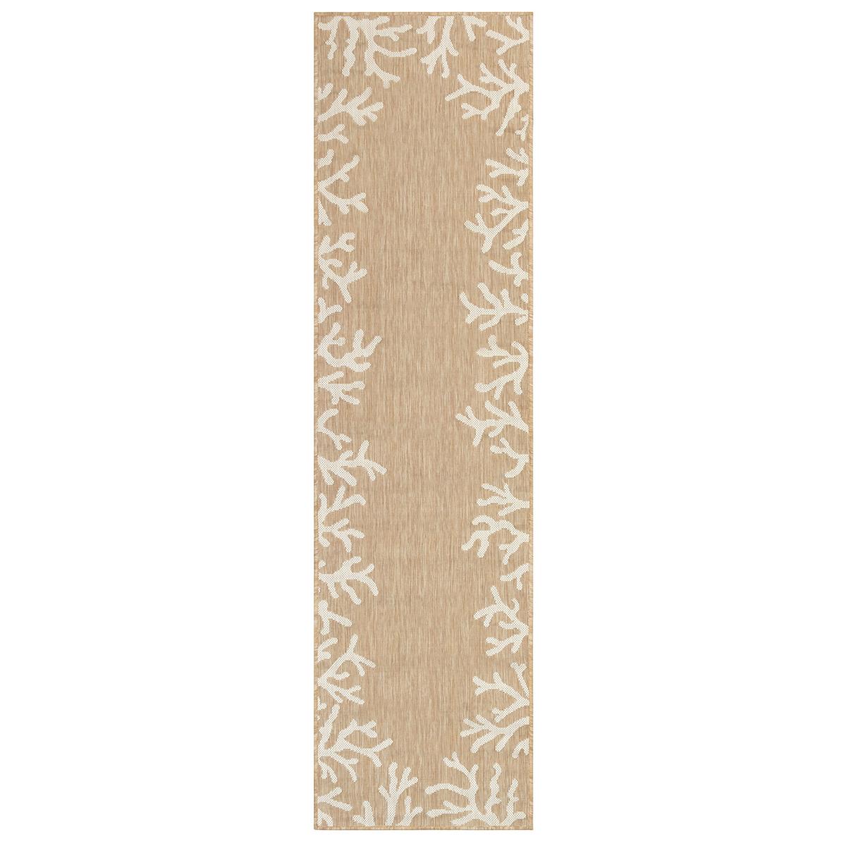 Liora Manne Carmel Coral Border Indoor/Outdoor Runner