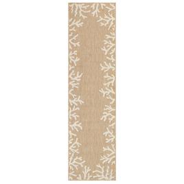 Liora Manne Carmel Coral Border Indoor/Outdoor Runner