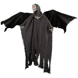 Northlight Seasonal 50in. Lighted & Animated Winged Grim Reaper
