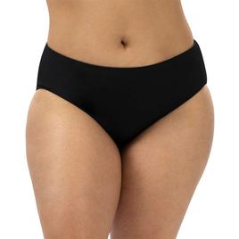 Plus Size Dolfin(R) Aquashape Solid Mid-Rise Moderate Swim Bottoms