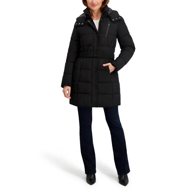 Womens Nautica Heavyweight Puffer Coat with Chest Zipper
