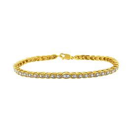Haus of Brilliance 10kt. Yellow Gold Pear Shape Bracelet