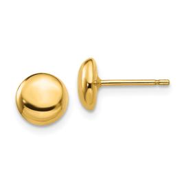 Gold Classics(tm) 14kt. Polished 6mm Button Post Earrings