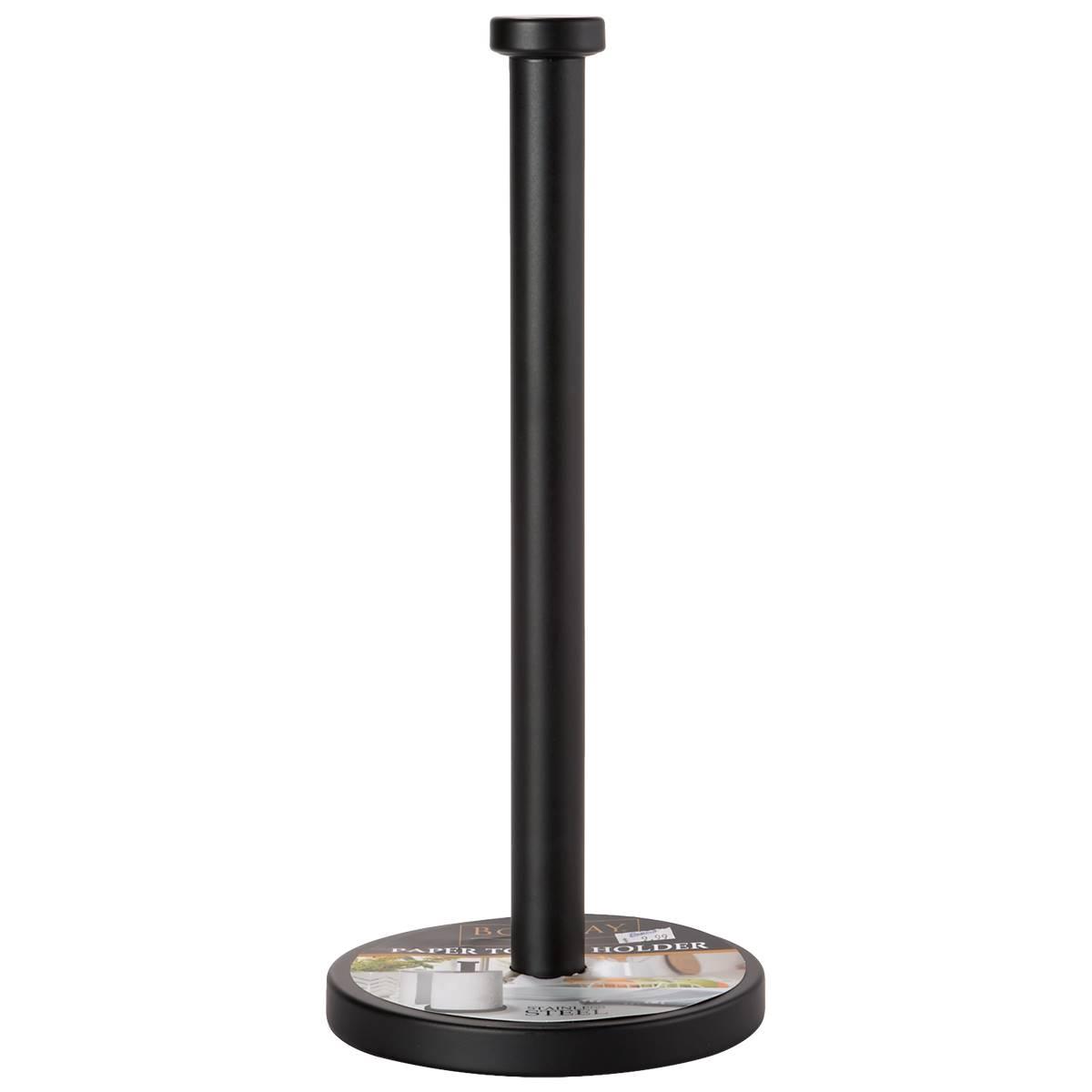 Bombay Paper Towel Holder w/ Large Flat Cap