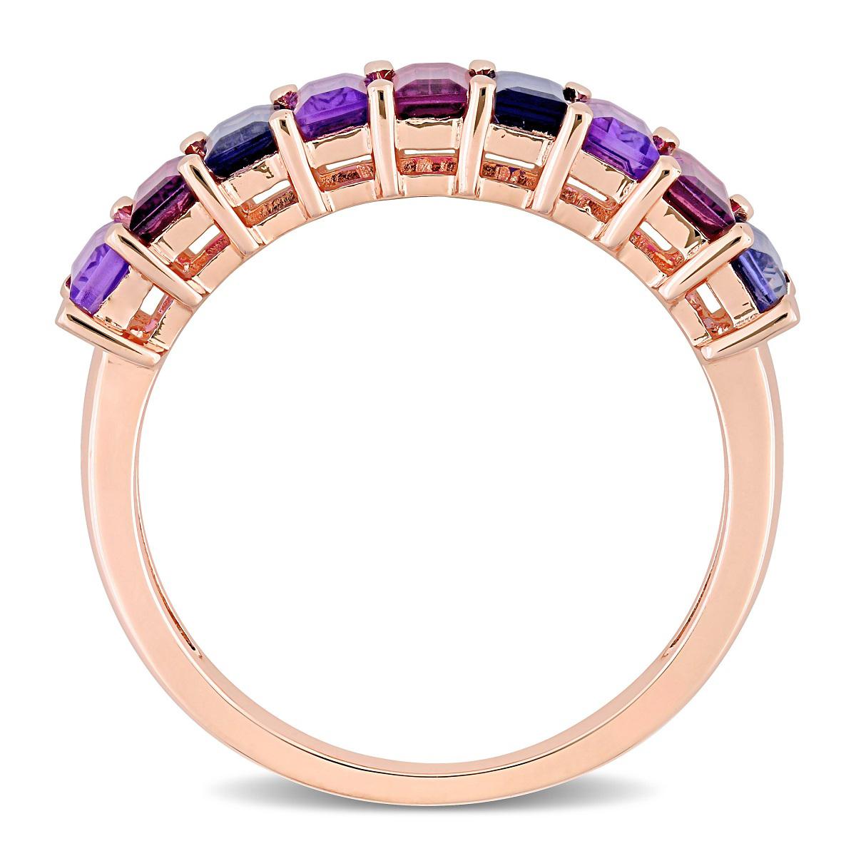 Gemstone Classics™ 2 1/6ctw. Amethyst Brazil Eternity Ring