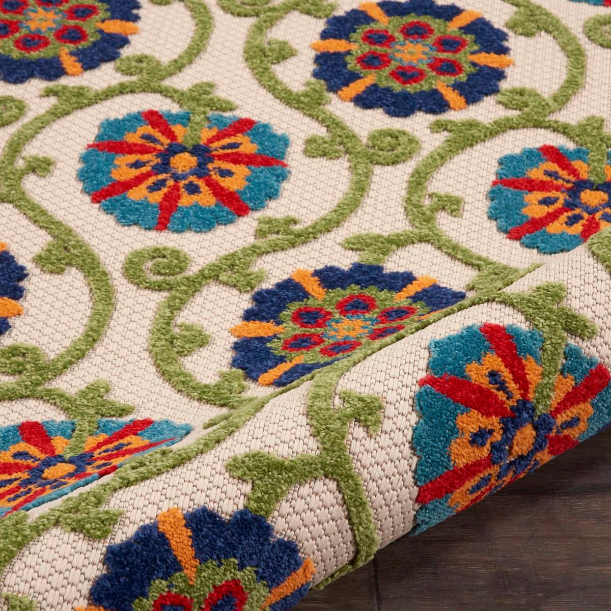 Nourison Aloha Vines Contemporary Indoor/Outdoor Area Rug