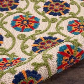 Nourison Aloha Vines Contemporary Indoor/Outdoor Area Rug