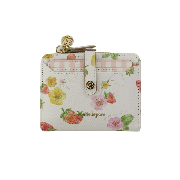 Womens Nanette Lepore Leza Strawberry Bifold Wallet