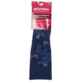 Womens Dr. Motion Butterfly Compression Knee High Socks